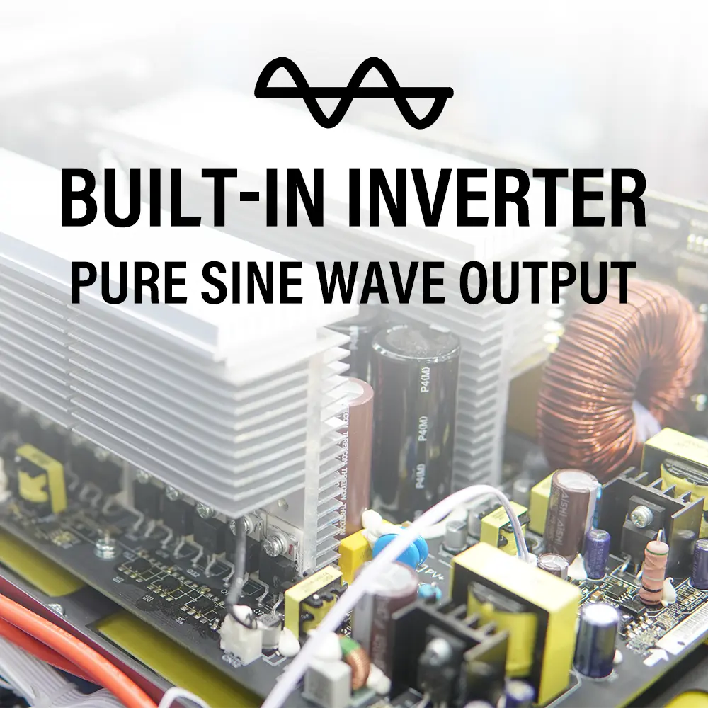 Pure sine wave output