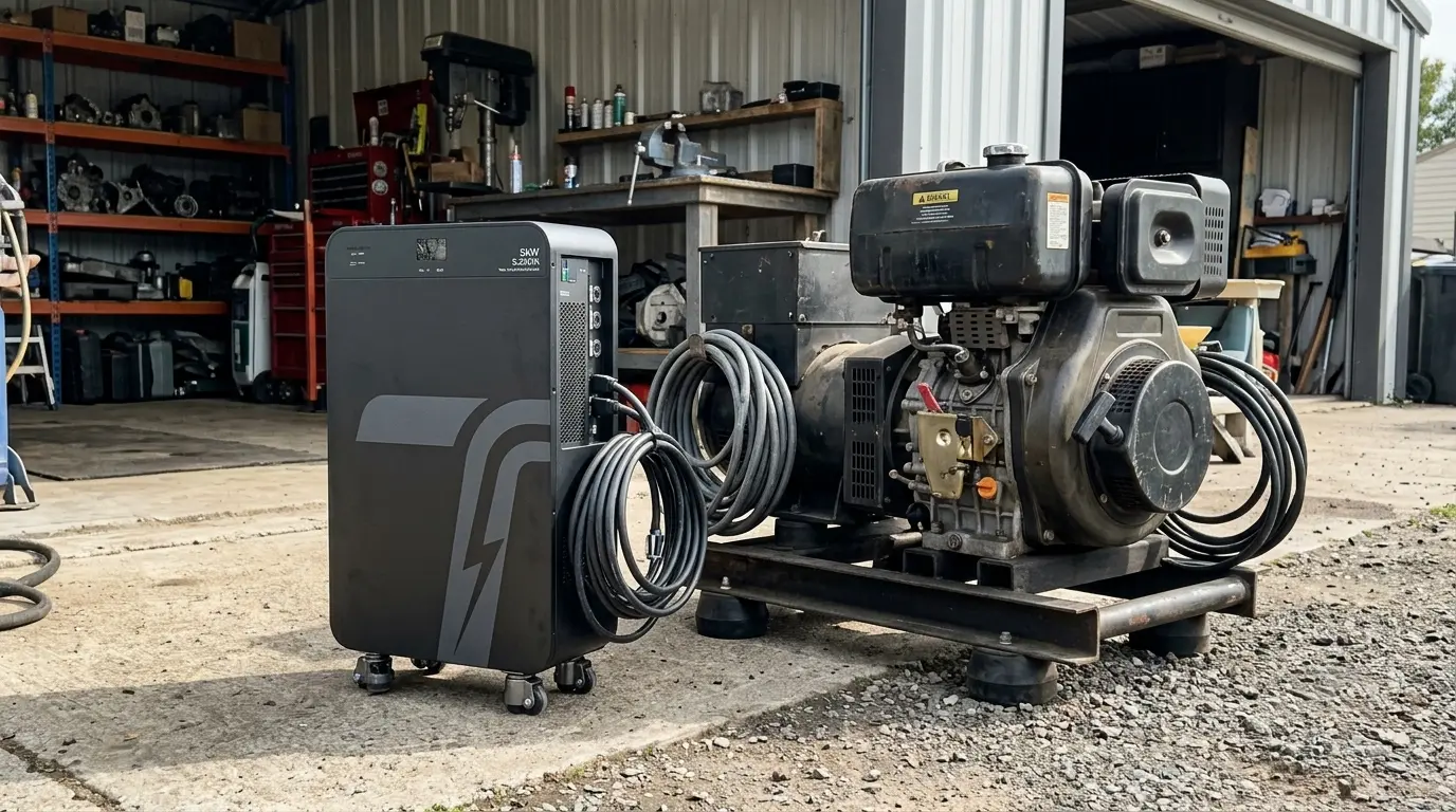 Home Battery vs Gas-generator