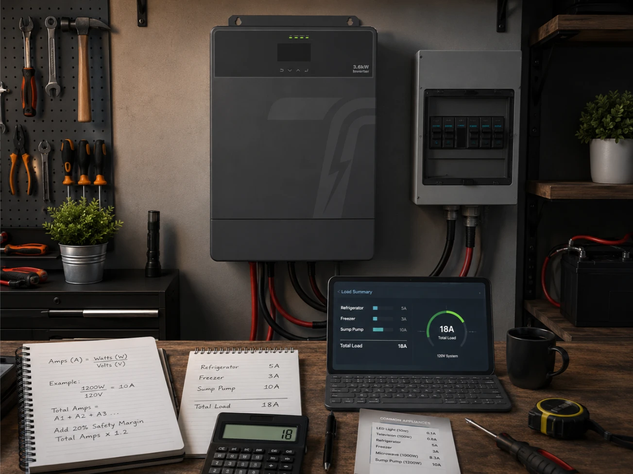 3000-Watt Generator Amperage Load
