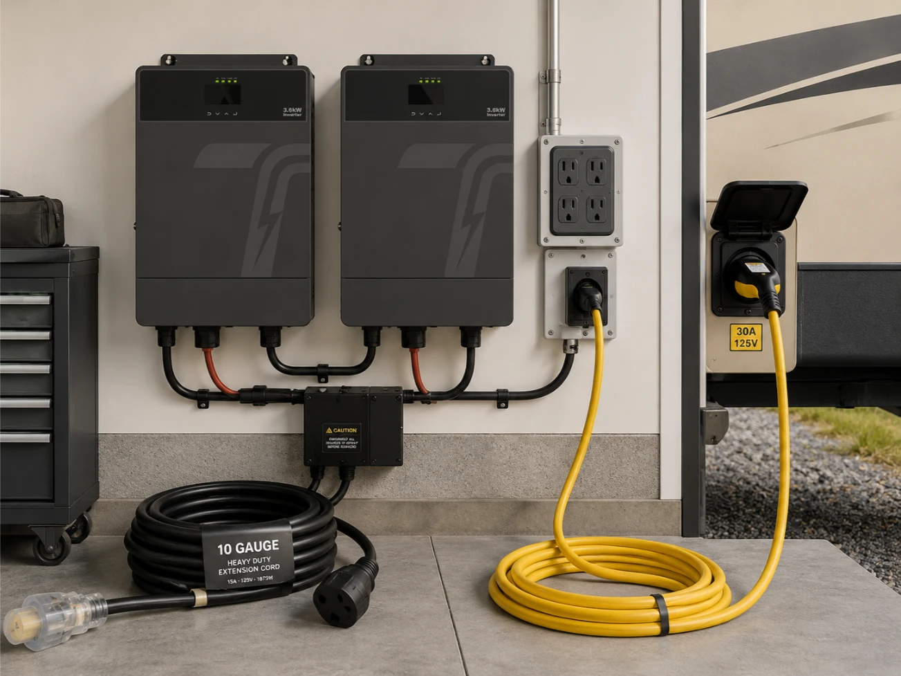 3000-Watt Inverter Generator Amp Capacity