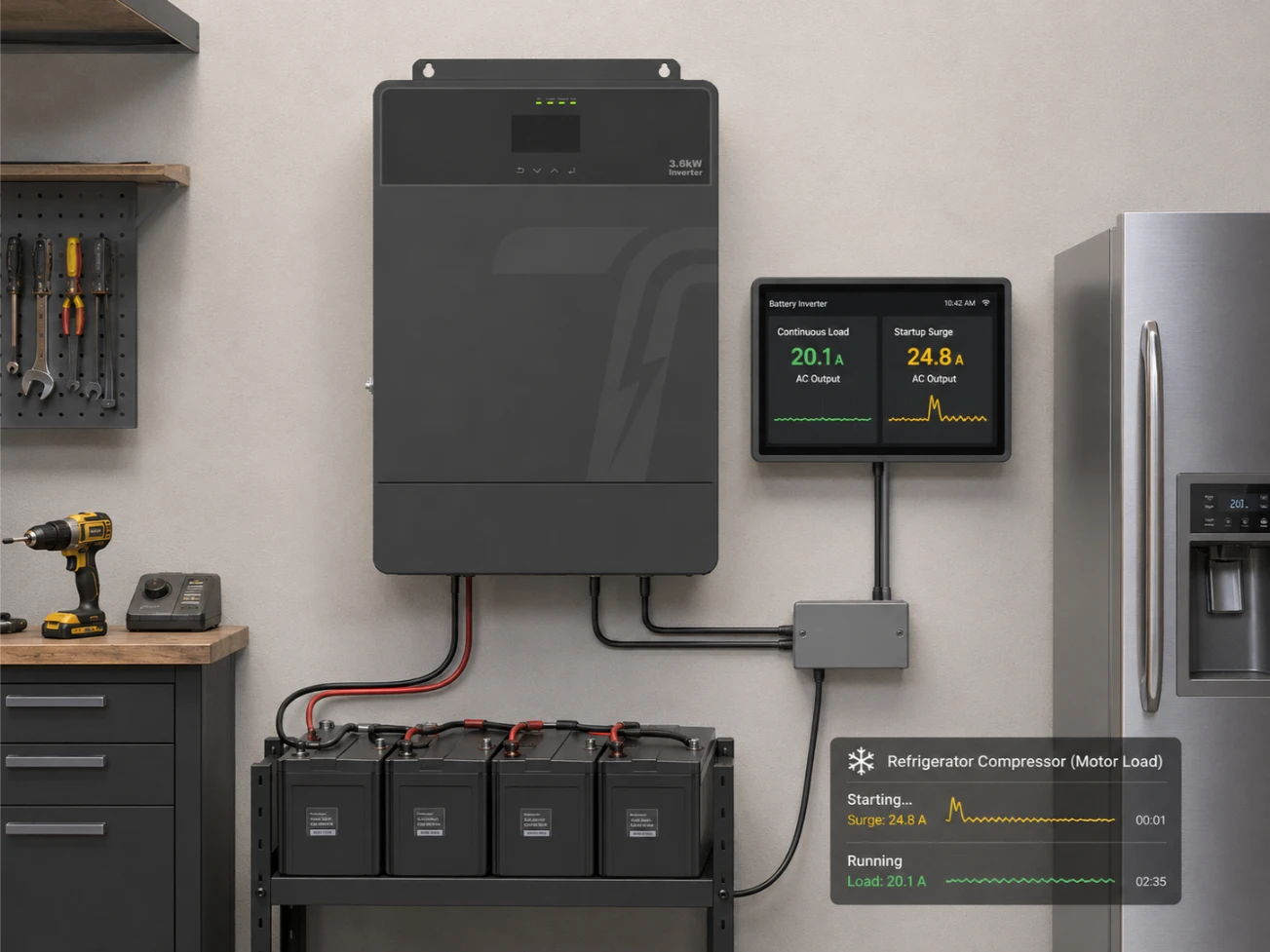 3000W Generator Amps: Running vs Surge