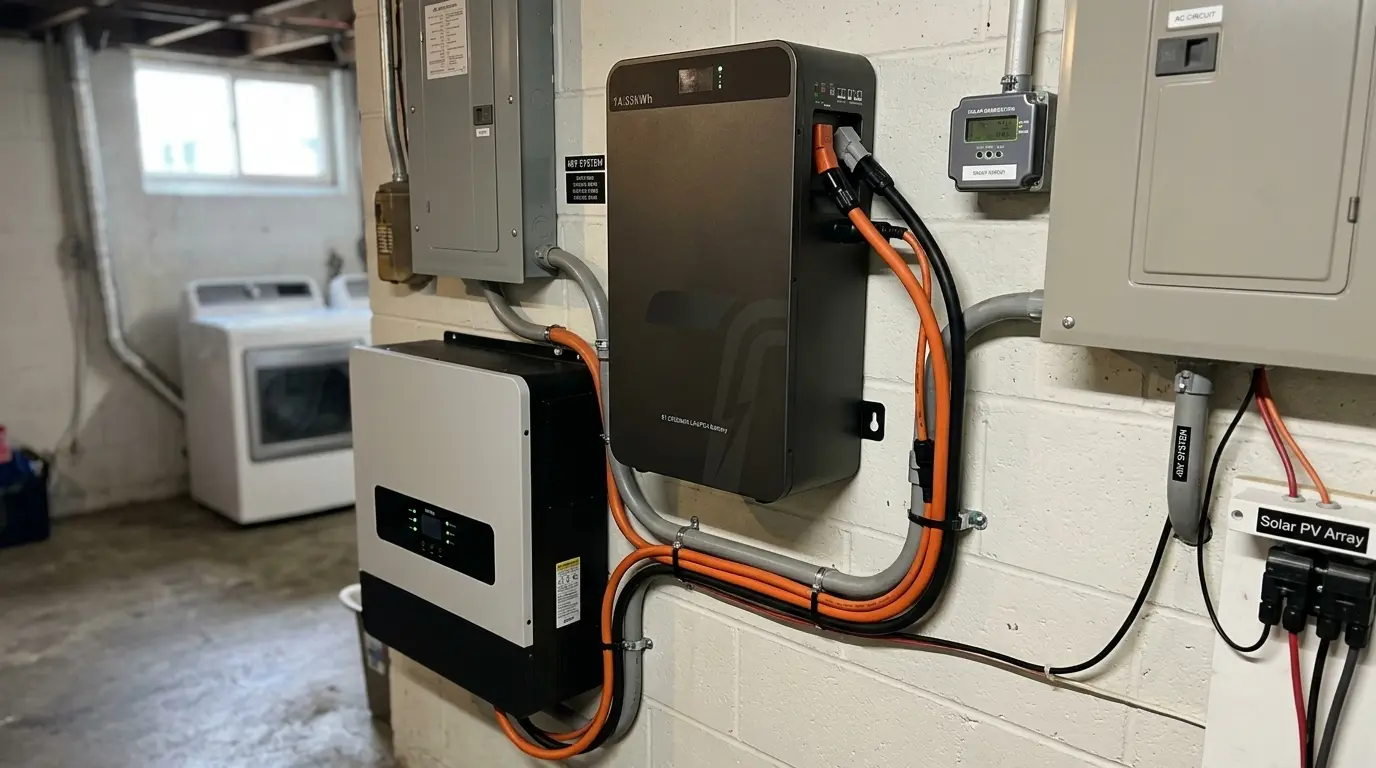 DIY Home Battery Backup Wiring and Safety