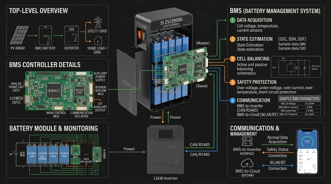 How to Build a Home Battery Backup System BMS