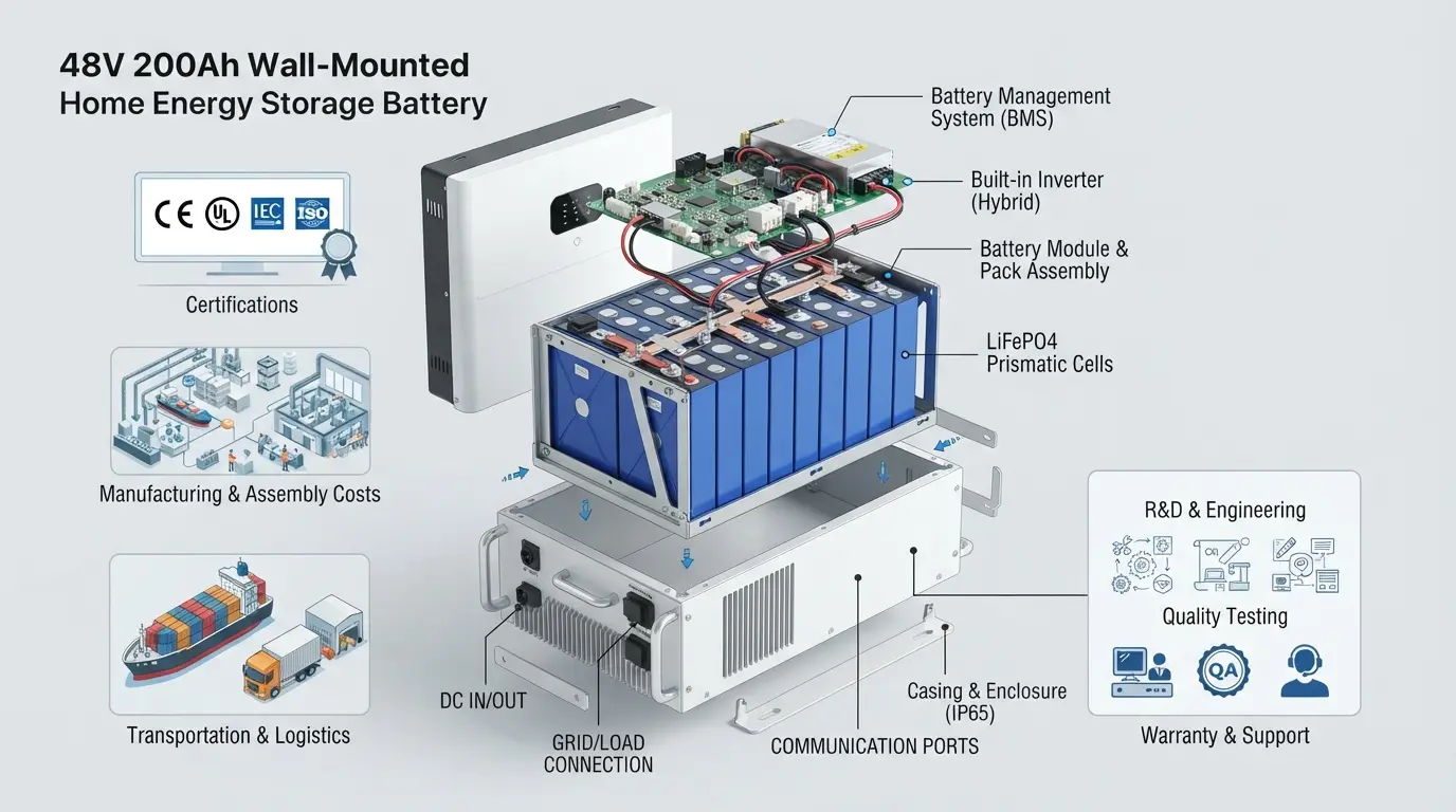 Cost analysis of home energy storage systems