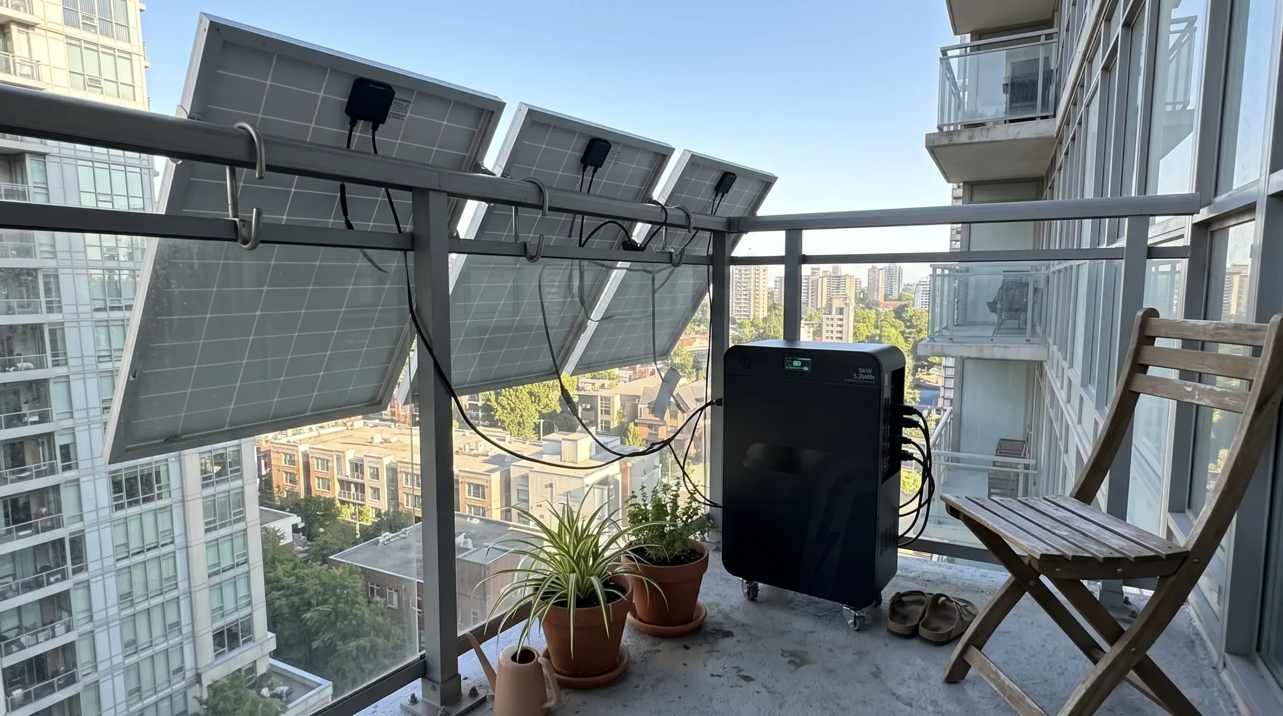 Balcony 5kWh energy storage all-in-one unit