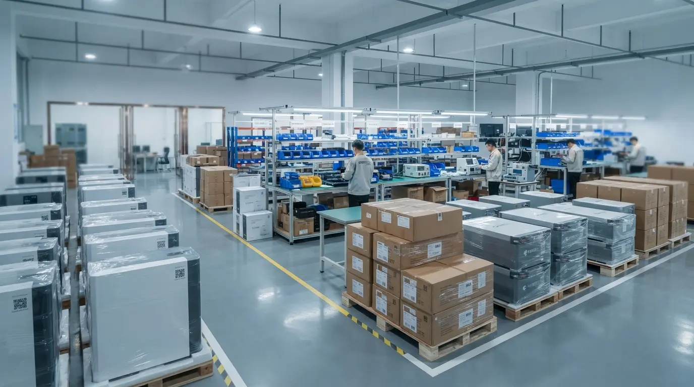 Placeholder for a regional battery shipment checklist covering firmware, thermal conditions, certificates, and sea freight documents