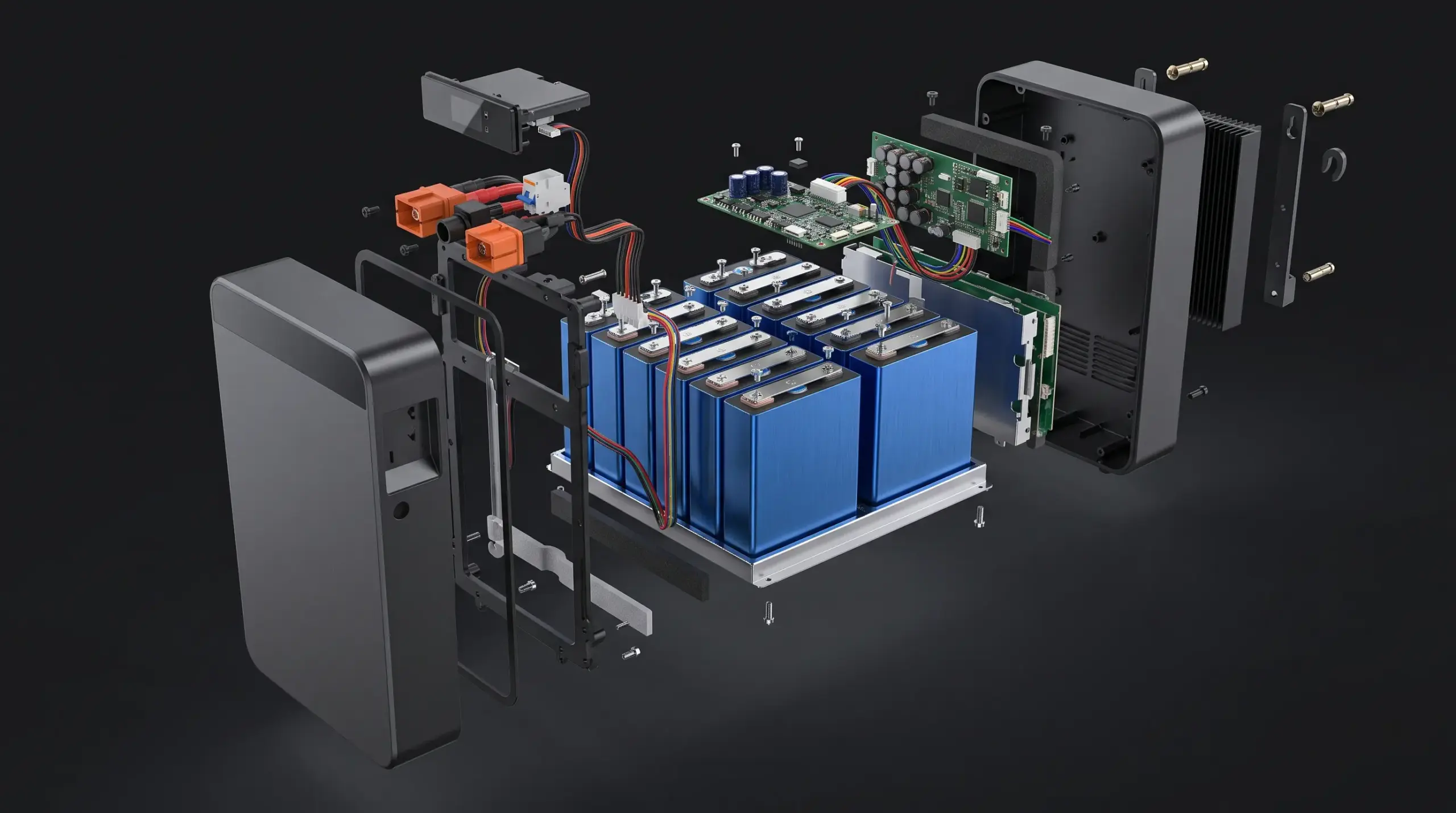 Image of a Home Energy Storage Battery Explosion